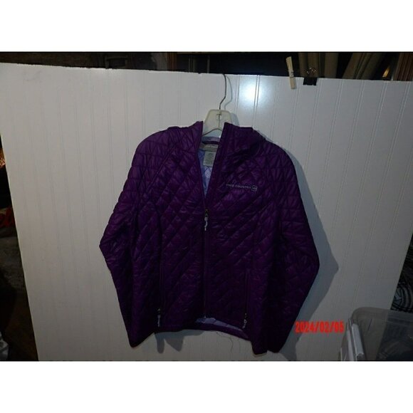 Free Country light wieght puffer jacket Purple Med‎ - Picture 1 of 4